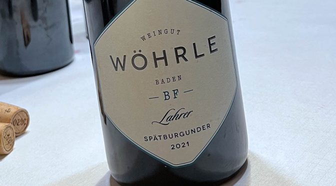 2021 Weingut Wöhrle, Lahrer Spätburgunder Bestes Fass, Baden, Tyskland