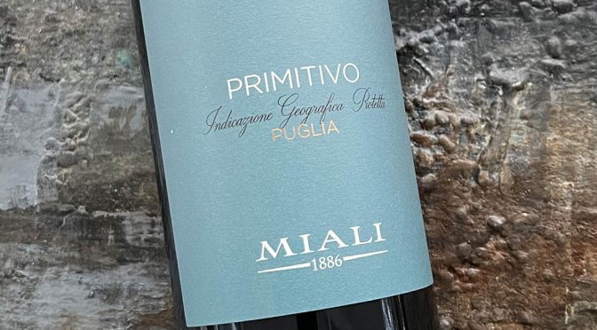 2019 Cantine Miali, Primitivo, Puglia, Italien