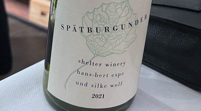 2021 Shelter Winery, Spätburgunder, Baden, Tyskland