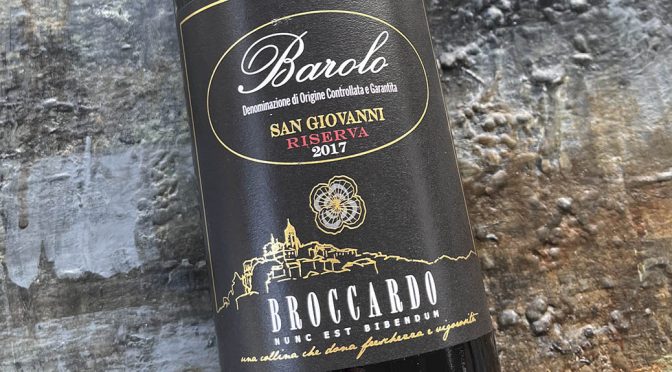 2017 Broccardo, Barolo San Giovanni Riserva, Piemonte, Italien 