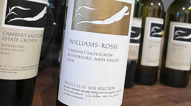 2018 Frog’s Leap Winery, Cabernet Sauvignon Williams Rossi Vineyards, Californien, USA