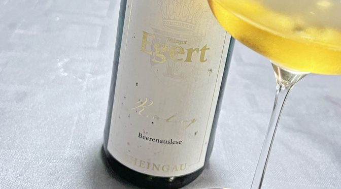 2011 Weingut Egert, Mittelheimer St. Nikolaus Riesling Beerenauslese, Rheingau, Tyskland