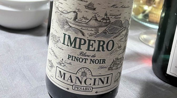 2019 Fattoria Mancini, Impero Blanc de Pinot Noir, Marche, Italien