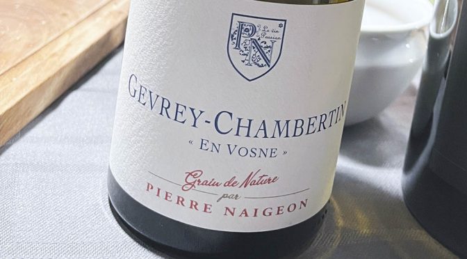 2018 Domaine Pierre Naigeon, Gevrey Chambertin En Vosne Vielles Vignes, Bourgogne, Frankrig