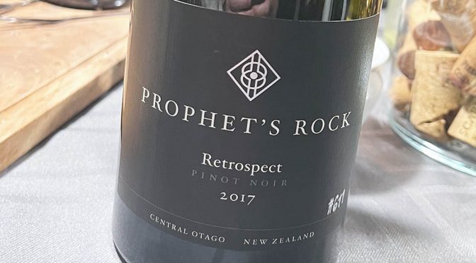 2017 Prophet’s Rock, Retrospect Pinot Noir, Central Otago, New Zealand