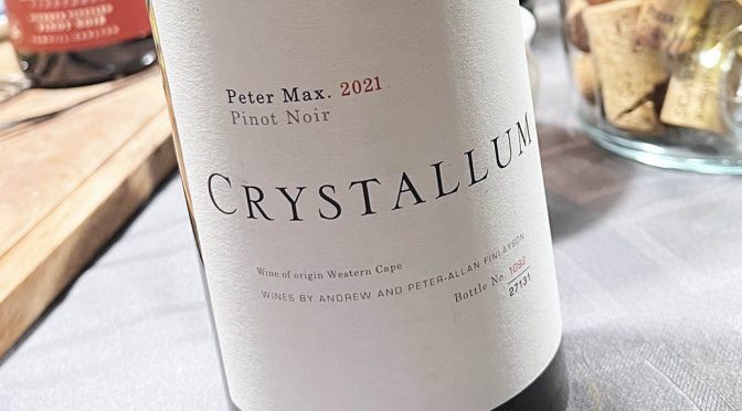 2021 Cystallum Wines, Peter Max Pinot Noir, Western Cape, Sydafrika