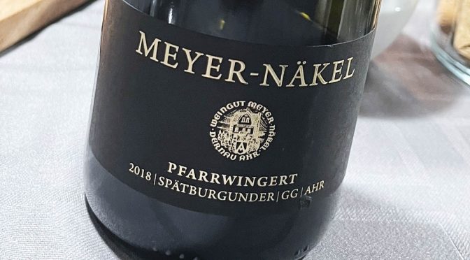 2018 Weingut Meyer-Näkel, Spätburgunder Dernauer Pfarrwingert GG, Ahr, Tyskland