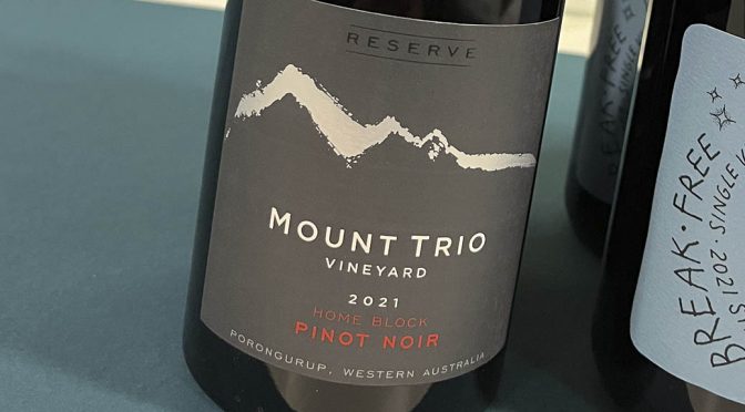 2021 Mount Trio Vineyard, Home Block Pinot Noir, Western Australia, Australien