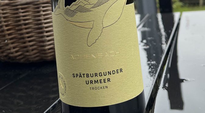 2018 Weingut Achenbach, Spätburgunder Urmeer, Rheinhessen, Tyskland
