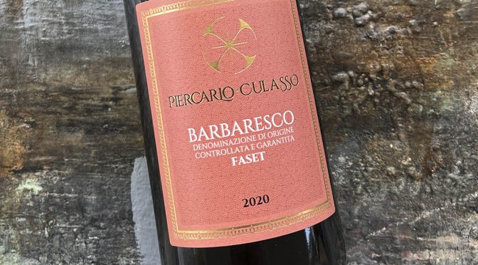 2020 Piercarlo Culasso, Barbaresco Faset, Piemonte, Italien