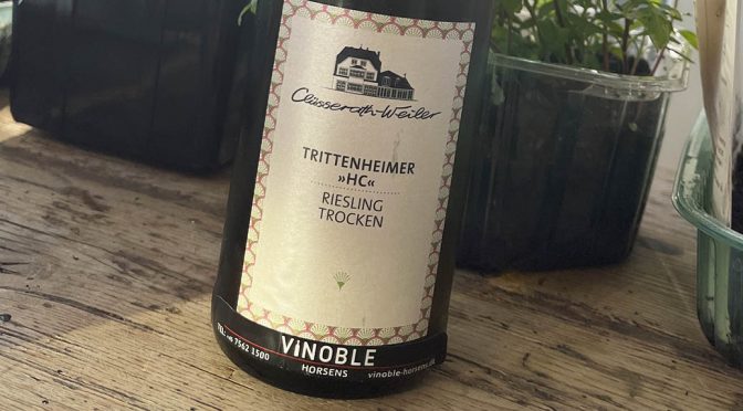 2022 Weingut Clüsserath-Weiler, Trittenheimer Riesling HC Trocken, Mosel, Tyskland