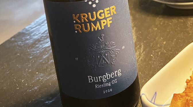 2020 Weingut Kruger-Rumpf, Dorsheimer Burgberg Riesling GG, Nahe, Tyskland