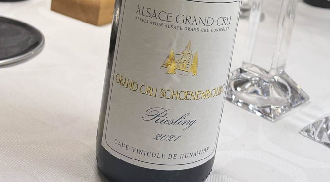 2021 Cave Vinicole de Hunawihr, Riesling Grand Cru Schoenenbourg, Alsace, Frankrig