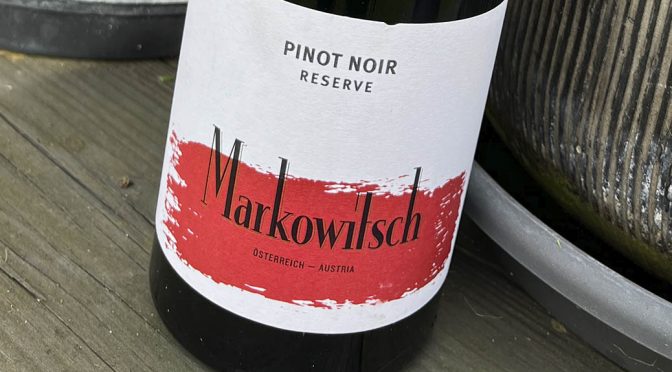 2021 Weingut Markowitsch, Pinot Noir Reserve, Carnuntum, Østrig