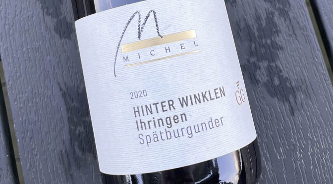 2020 Weingut Michel, Ihringer Winklerberg Hinter Winklen Spätburgunder GG, Baden, Tyskland