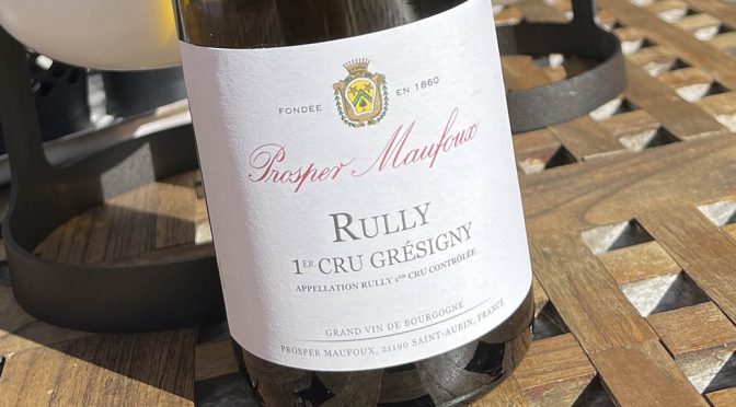 2022 Prosper Maufoux, Rully 1er Cru Grédigny, Bourgogne, Frankrig