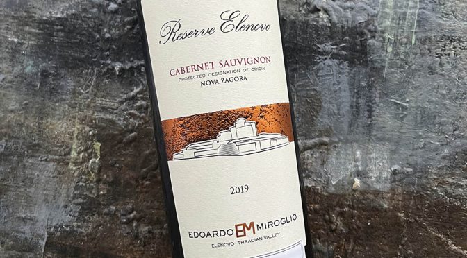 2019 Edoardo Miroglio, Cabernet Sauvignon Elenovo Reserve, Det Trakiske Lavlande, Bulgarien