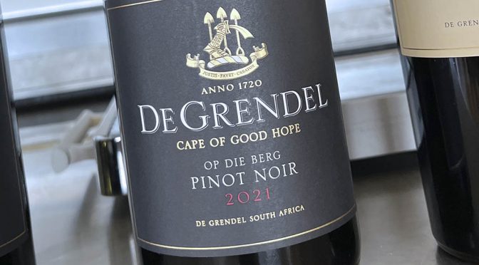 2021 De Grendel, Op die Berg Pinot Noir, Western Cape, Sydafrika