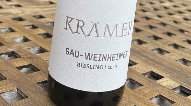 2020 Weingut Krämer, Gau-Weinheimer Riesling, Rheinhessen, Tyskland