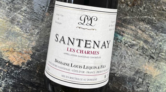 2017 Domaine Louis Lequin et Fils, Santenay Les Charmes, Bourgogne, Frankrig