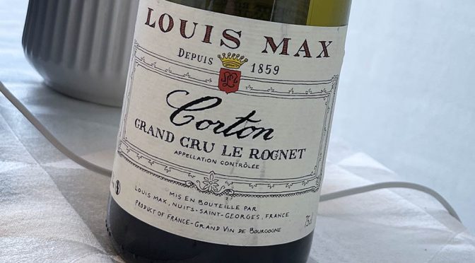 2017 Louis Max, Corton Grand Cru Le Rognet, Bourgogne, Frankrig