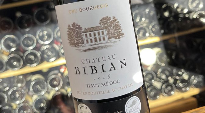 2016 Château Bibian, Cru Bourgeois Supérieur, Bordeaux, Frankrig