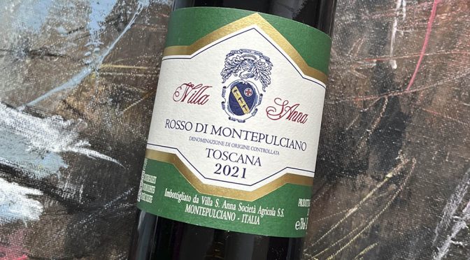 2021 Villa Sant’Anna, Rosso di Montepulciano, Toscana, Italien