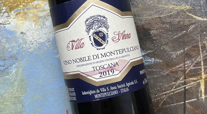 2019 Villa Sant’Anna, Vino Nobile di Montepulciano, Toscana, Italien