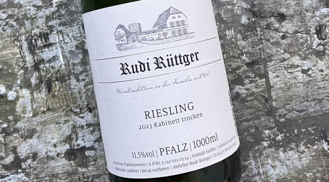 2023 Weingut Rudi Rüttger, Riesling Kabinett Trocken, Pfalz, Tyskland