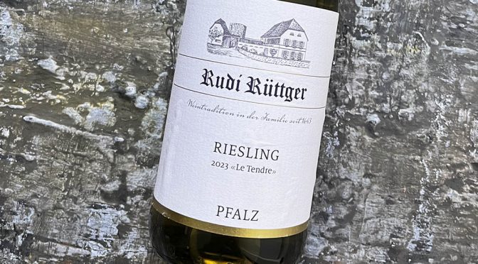 2023 Weingut Rudi Rüttger, Riesling Le Tendre Feinherb, Pfalz, Tyskland