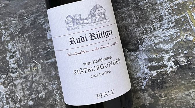 2023 Weingut Rudi Rüttger, Spätburgunder vom Kalkboden, Pfalz, Tyskland