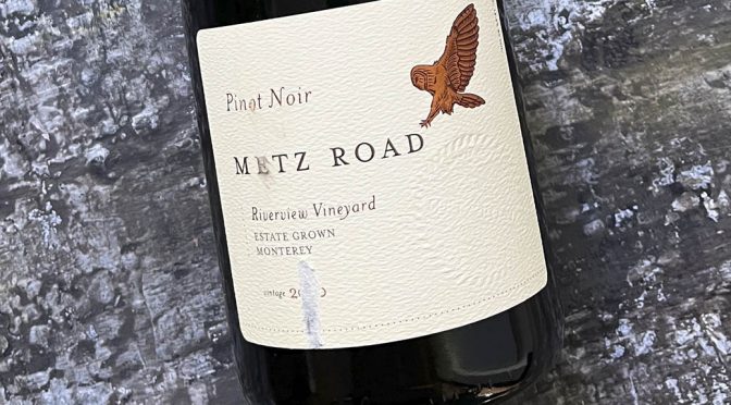 2020 Scheid Family Wines, Metz Road Pinot Noir Estate Grown Riverview Vineyard, Californien, USA