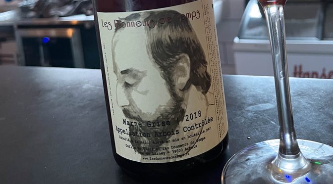 2018 Les Donneurs de Temps, Marnes Grise Arbois Rouge, Jura Frankrig