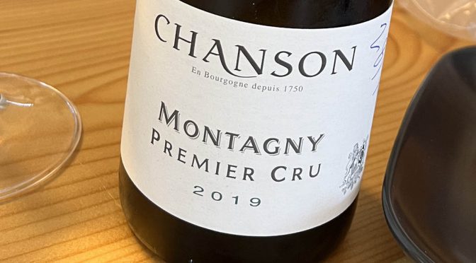 2019 Domaine Chanson, Montagny 1er Cru Blanc, Bourgogne, Frankrig