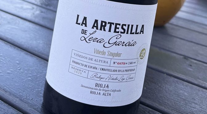 2020 Bodegas y Viñedos Leza García, La Artesilla de Leza García Blanco Reserva Viñedo Singular, Rioja, Spanien