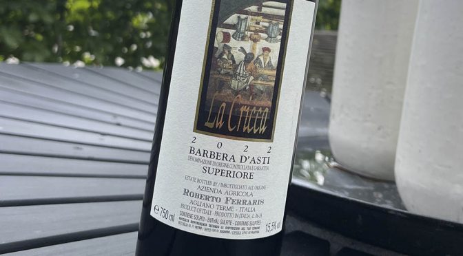 2022 Roberto Ferraris, Barbera Superiore La Cricca, Piemonte, Italien