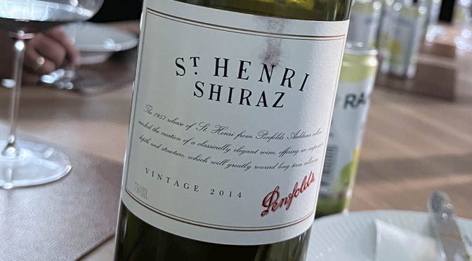 2014 Penfolds, St. Henri Shiraz, South Australia, Australien