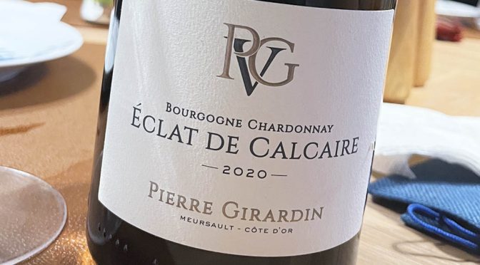 2020 Pierre Girardin, Bourgogne Blanc Éclat de Calcaire, Bourgogne, Frankrig