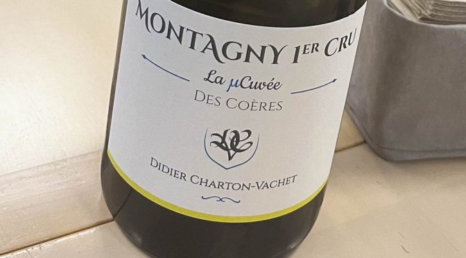 2021 Domaine Didier Charton-Vachet, Montagny 1er Cru des Coères Blanc, Bourgogne, Frankrig