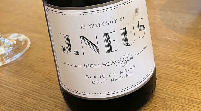 2019 Weingut J. Neus, Blanc de Noirs Brut Nature, Rheinhessen, Tyskland