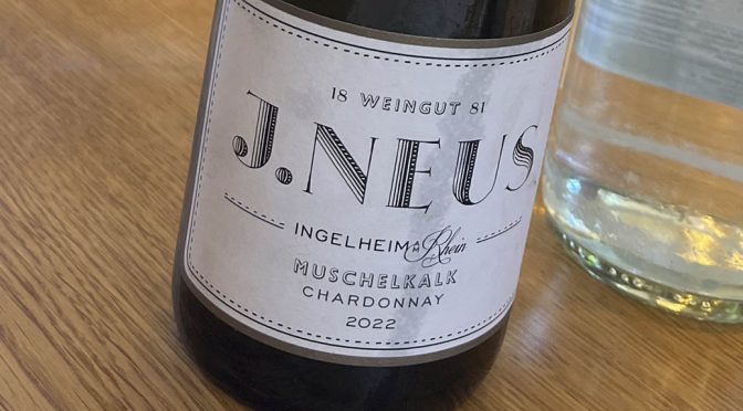 2022 Weingut J. Neus, Muschelkalk Chardonnay, Rheinhessen, Tyskland