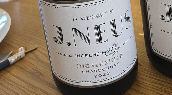 2022 Weingut J. Neus, Ingelheimer Chardonnay, Rheinhessen, Tyskland