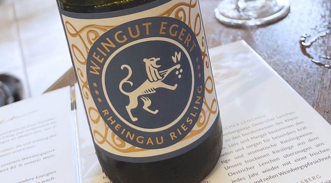 2022 Weingut Egert, Hattenheimer Wisselbrunnen Riesling Trocken Homage à Jean, Rheingau, Tyskland