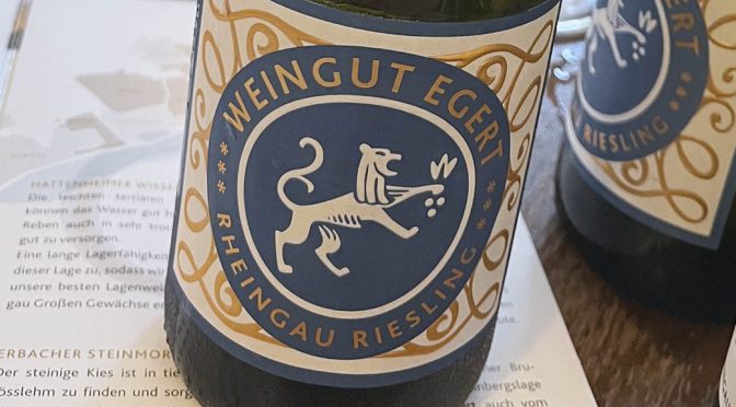 2021 Weingut Egert, Hattenheimer Wisselbrunnen Riesling Trocken Homage à Jean, Rheingau, Tyskland