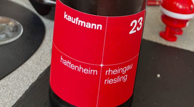 2023 Weingut Kaufmann, Hattenheim Riesling, Rheingau, Tyskland