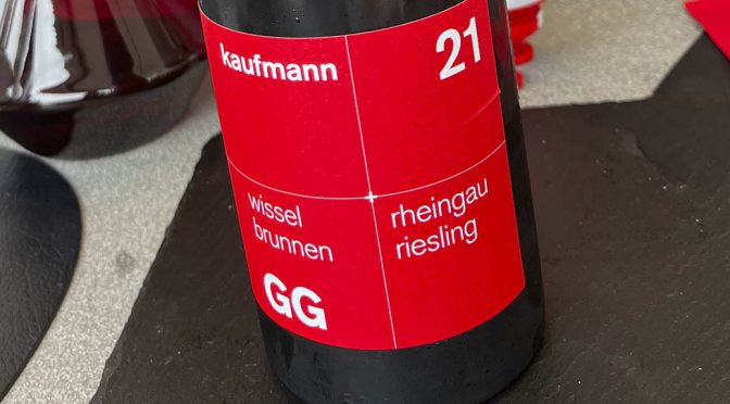 2021 Weingut Kaufmann, Hattenheim Wisselbrunnen Riesling GG, Rheingau, Tyskland