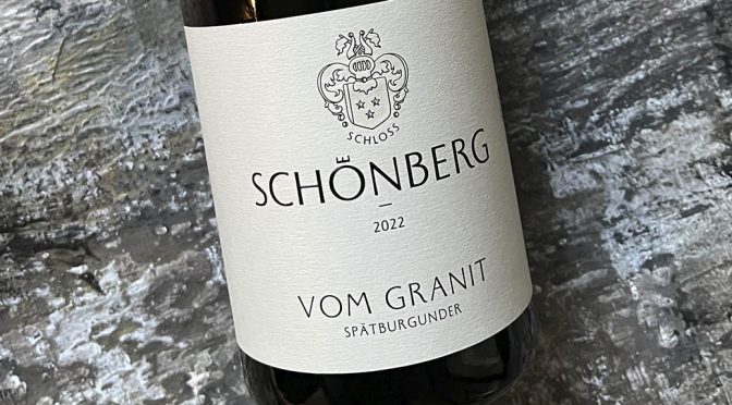 2022 Weingut Schloss Schönberg, Spätburgunder vom Granit, Hessiche Bergstraße, Tyskland