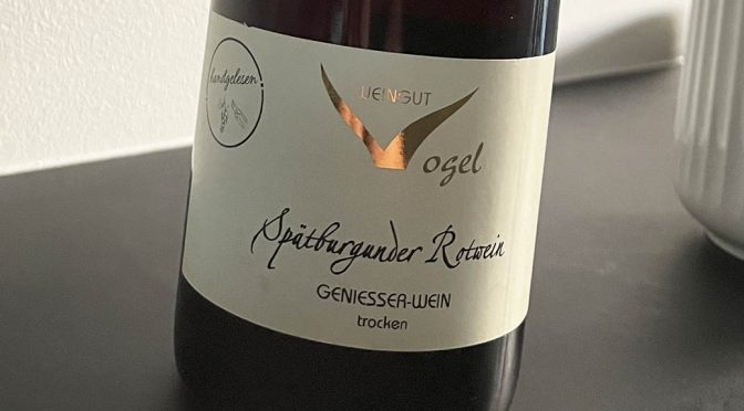 2021 Weingut Vogel, Spätburgunder Geniser Wein Trocken, Baden, Tyskland