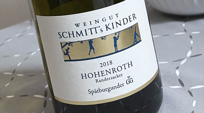 2018 Weingut Schmitt’s Kinder, Randersacker Hohenroth Spätburgunder GG, Franken, Tyskland