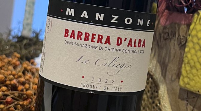 2022 Giovanni Manzone, Barbera d’Alba Le Ciliegie, Piemonte, Italien